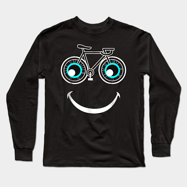 Similar to Cycling Bicycle Happy Smiling Face Fitness Sport Long Sleeve T-Shirt by fanidi